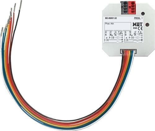 mdt KNX-painikeinterface 6 kertaa