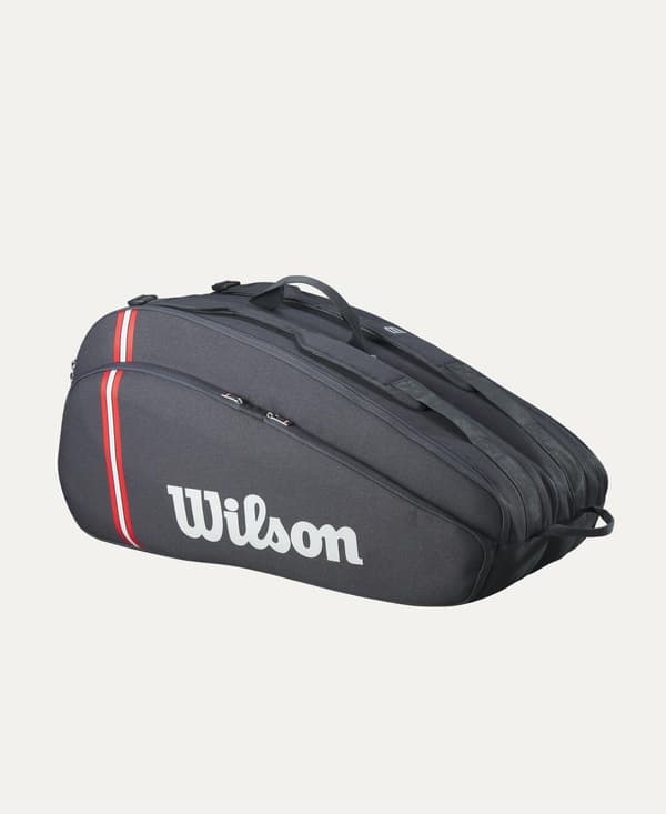 Wilson WR8037301001 tennismailakassi Musta Kierrätetty polyesteri, Polyesteri