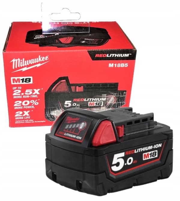 Milwaukee M18B5 5.0Ah Batteri