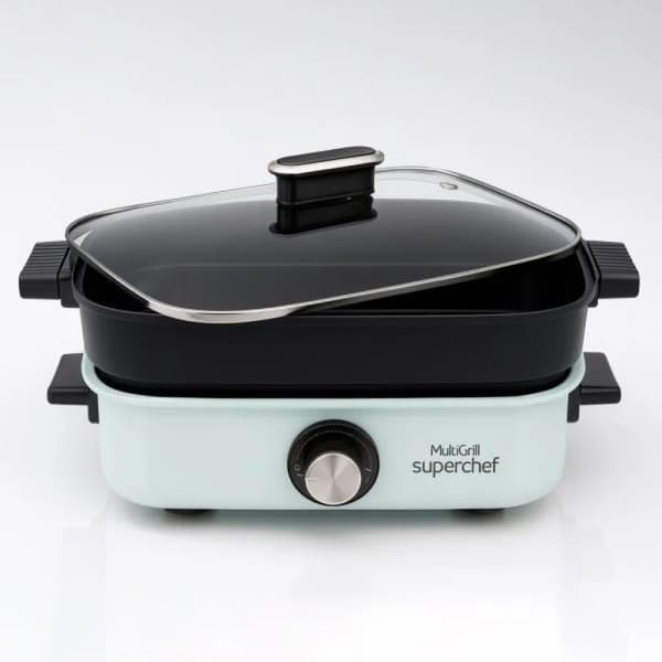 superchef MG720 elektrisk grill 1700W Sølv