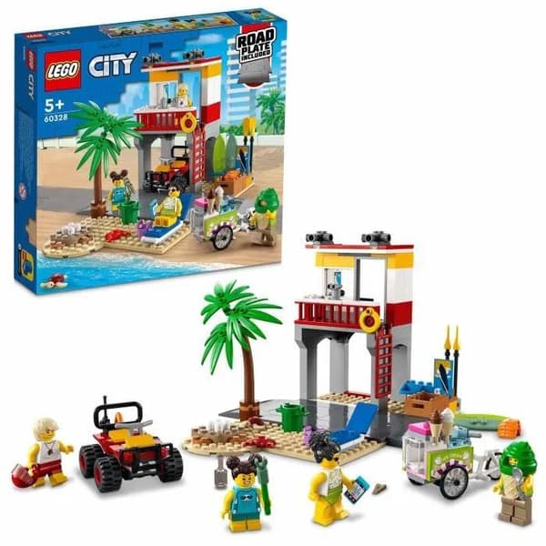 LEGO® City 60328 POSTE DE SECOURS SUR LA PLAGE