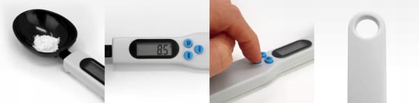 Seachem digital ske 300g kapacitet Sølv/Grå