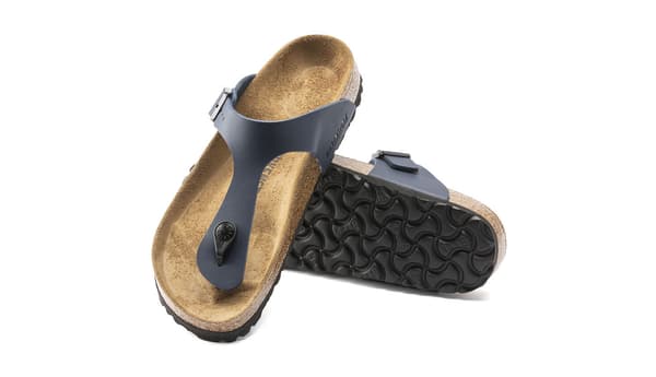 Birkenstock Gizeh blå smal pasform