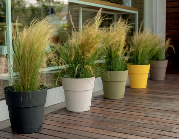 Stefanplast Ethica Blomsterkrukke 2L Hvid