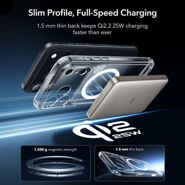 ESR Classic Hybrid Clear MagSafe Sæt til iPhone 17 Pro Max