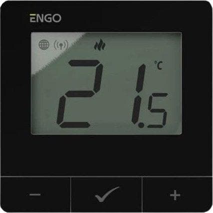 Engo e25-batb langaton lämpötilansäädin musta