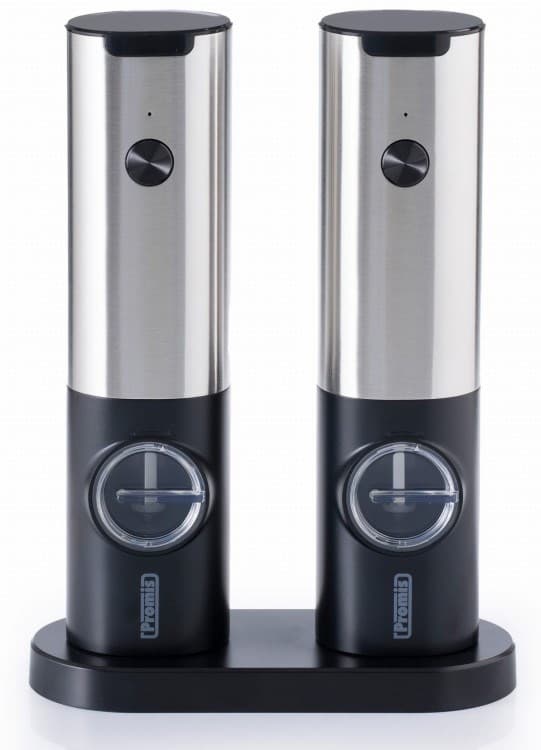 Promis mp36 duo elektrisk kryddkvarn set i silver/grå