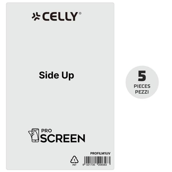 Celly profilm5uv skærmbeskyttelse UV 5-pak