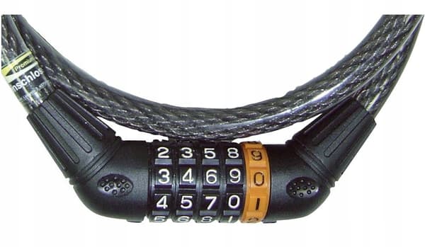 Kryptonite KryptoFlex 1518 kabelslås 15mm x 180cm sort