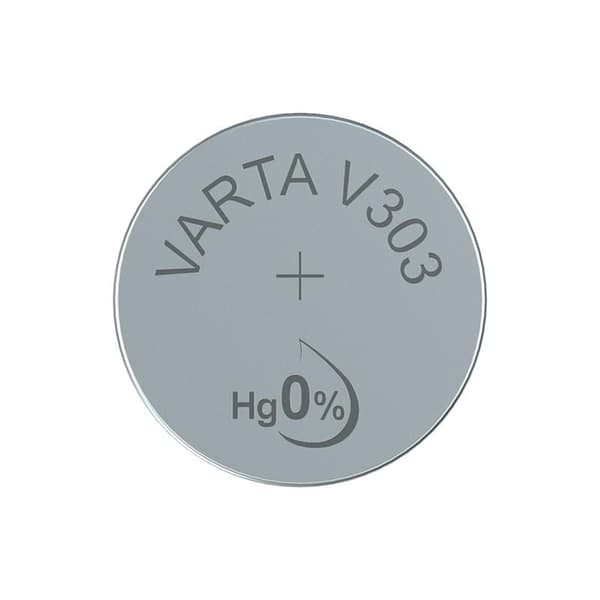 Varta V303 Sølvoxid 170mAh 1.55V
