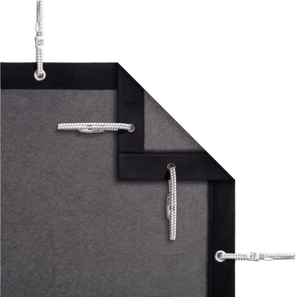 Avenger Photo Double Black Fabric Studio Background 12x12 Cm