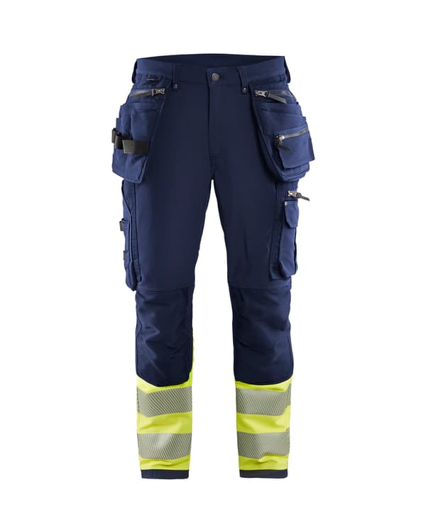 Blåkläder høj synlighed stretch 4d Marine/Gul