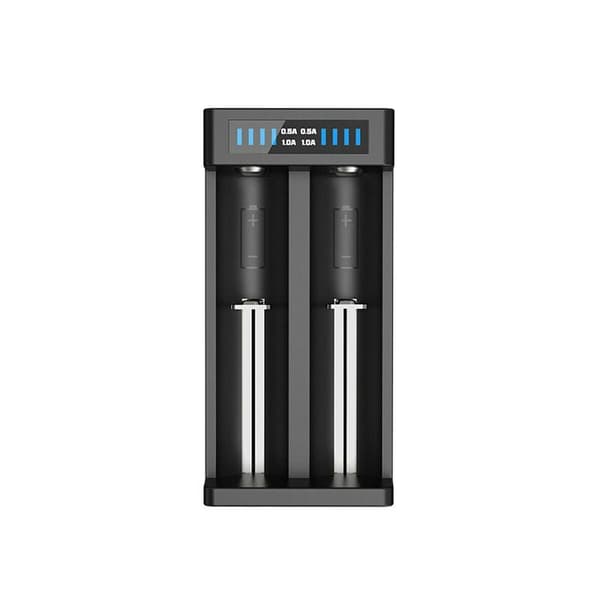XTAR MC2+ laddare för lithium-ion batterier, svart