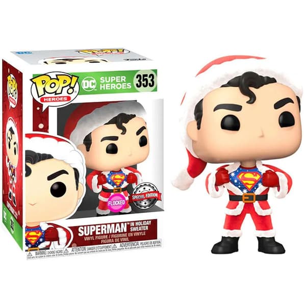 Funko superman eksklusiv flocked