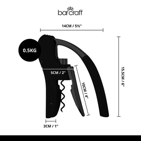 Craft Lever-Arm Korkskruv Sort/Krom