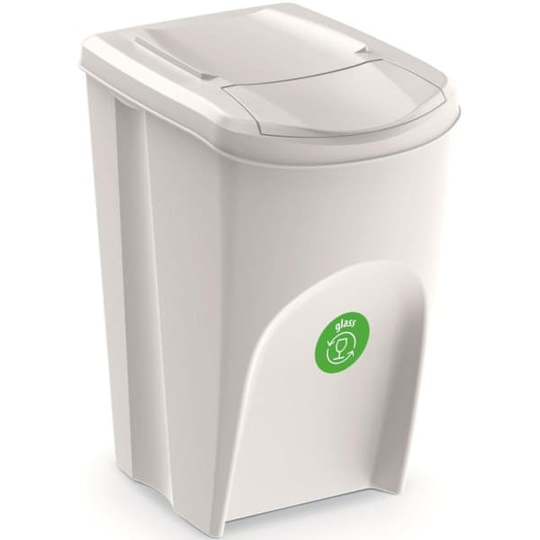Prosperplast sortibox genbrugsbeholder 4x35l grå