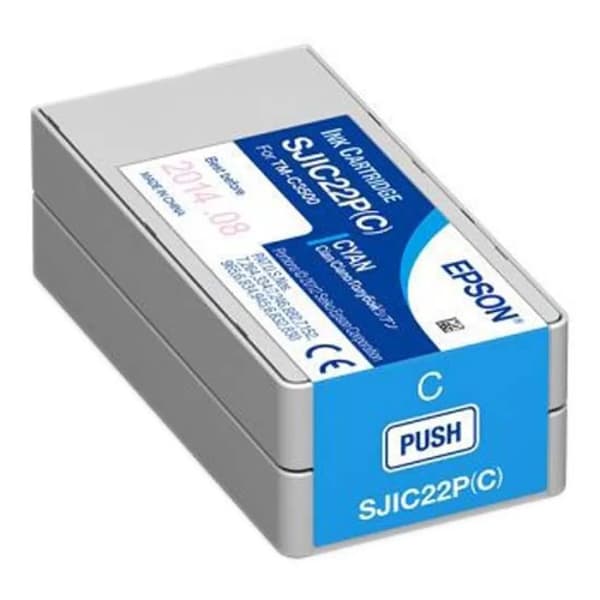 generic sjic22p cyan blækpatron kompatibel