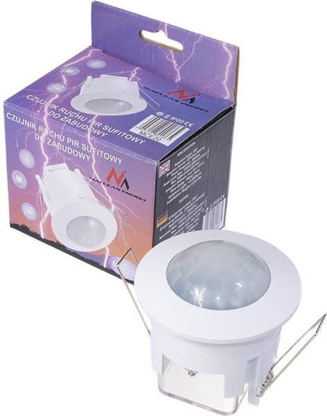 Mac-Lean mce20 rörelsedetektor vit