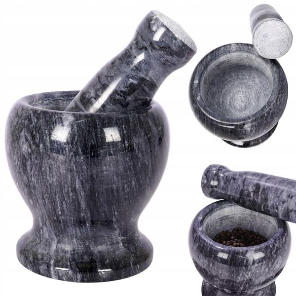 Vilde granite mortar grå 11 cm