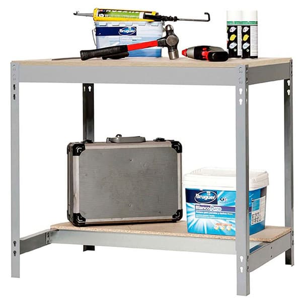 Simonrack simonwork bt0 arbetsbänk grå 1500x600
