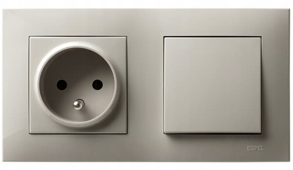 Ospel r-2z/83 switch frame cashmere beige