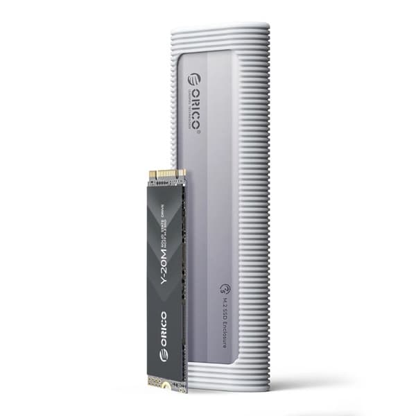 Orico axm2-g2 M.2 NVME USB-C -levy 8 TB Harmaa