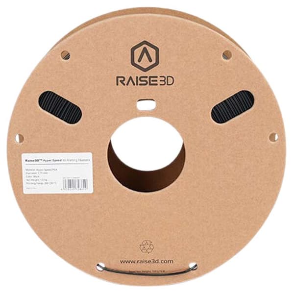 Raise3D hyper speed pla 1,75 mm 1000 g sort