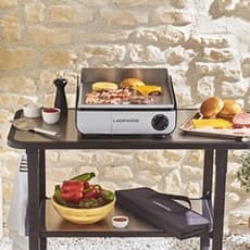 Lagrange Pro 35 elektrisk plancha 1750W sort 40x35cm