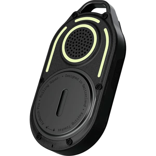 rollingsquare airnotch pro Bluetooth Tracker musta