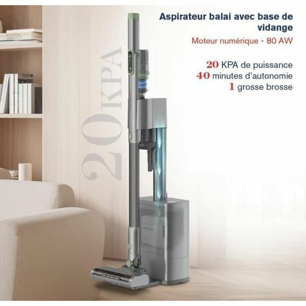 Arthur Martin AMAB148 harmaa langaton imuri 200W 40 min