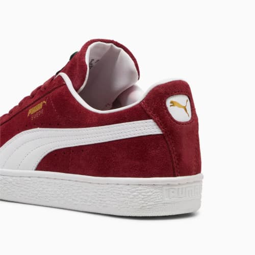 PUMA suede classic Bordeaux/White