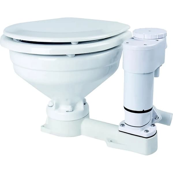 Seaflo sftme202 elektrisk toalett 24V DC vit
