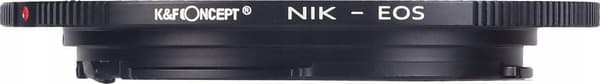 K&F Concept kf06.088 adapter til Nikon F til Canon EOS EF/EF-S