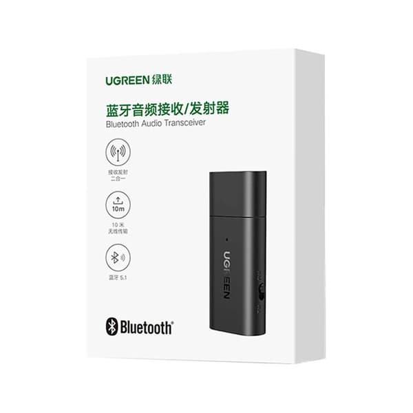 Ugreen cm523 Bluetooth 5.1 ljudadapter svart