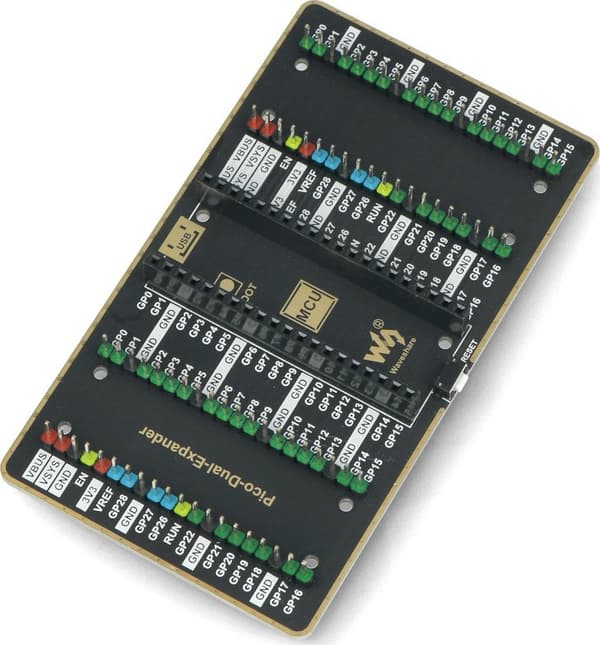 Waveshare Pico Dual Expander 2x20 GPIO