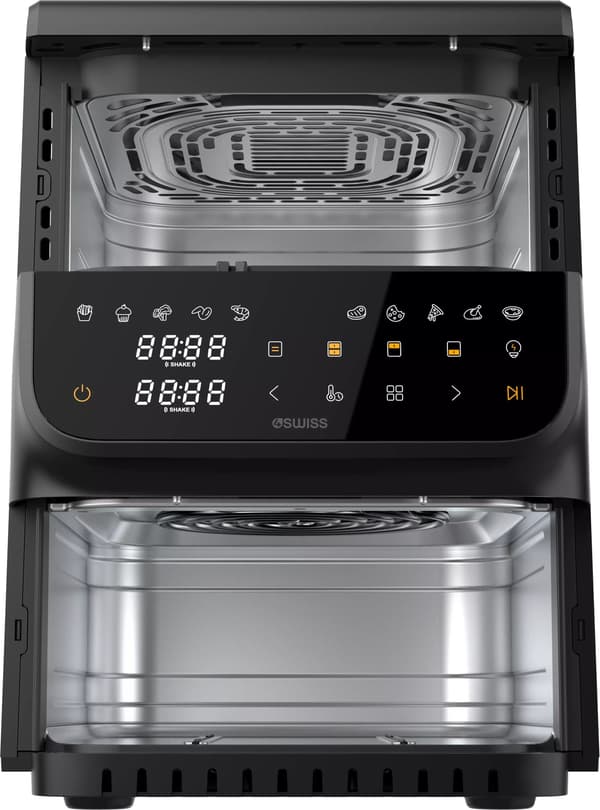 4swiss abb-225 luftfritøs 10l 2500W sort