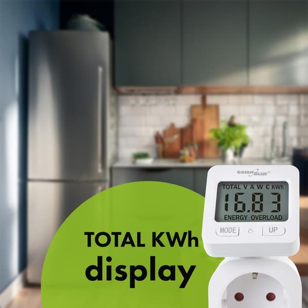 GreenBlue Energimåler 3680W hvid