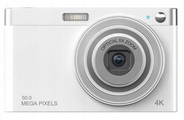 xrec c13 digital kamera 50MP 4K hvid