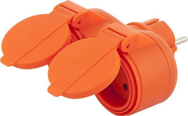Plastrol virransyöttölaite 2 liitintä IP44