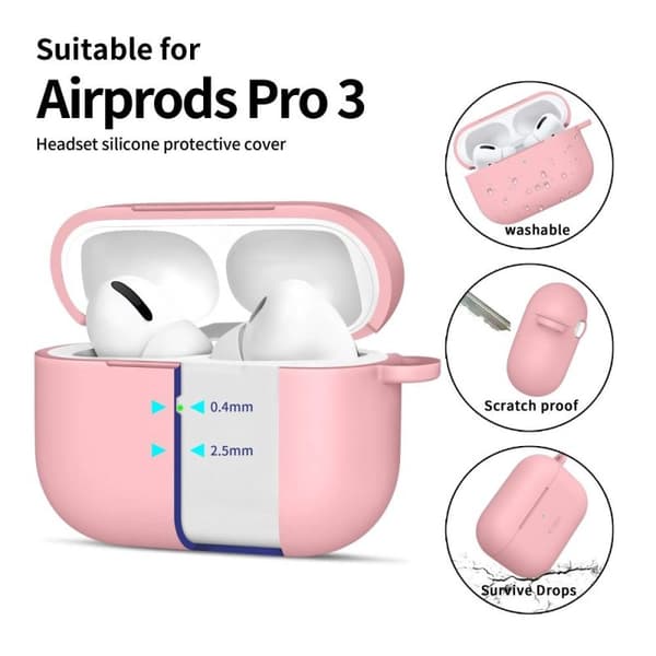 Tech-Protect silikonehakefodral AirPods Pro rosa