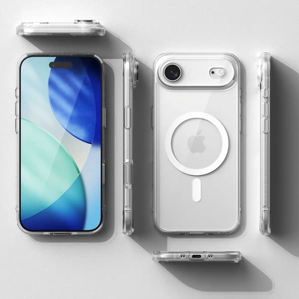 Ringke Fusion Clear MagSafe Cover til iPhone 17