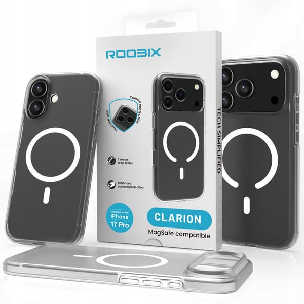Roobix Clarion MagSafe Transparent