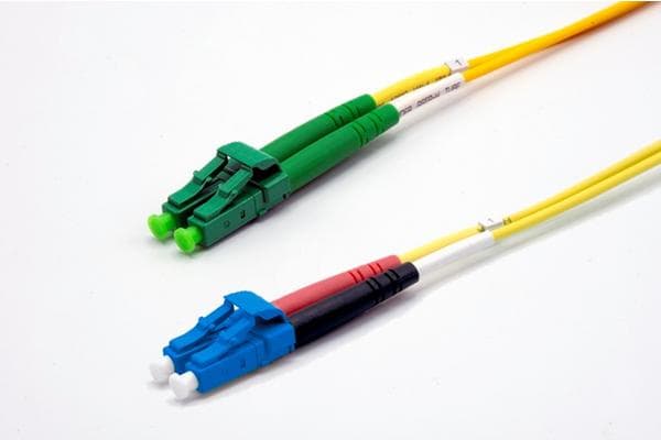 Ekivalan os2 lc-apc/lc fiber optic patch cable 7m Gul