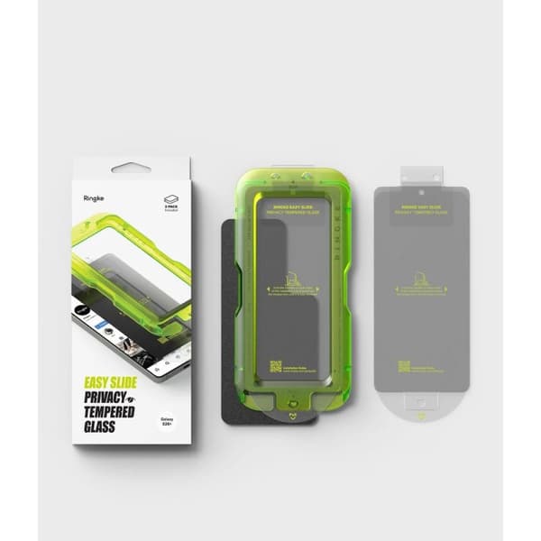 Ringke Easy Slide Privacy sort skærmbeskyttelse 2-pak