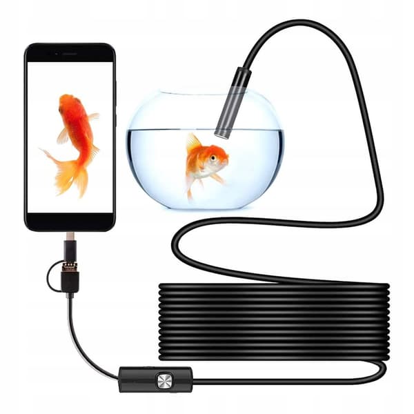 retoo endoskooppikamera 3.9mm 5m USB-C LED
