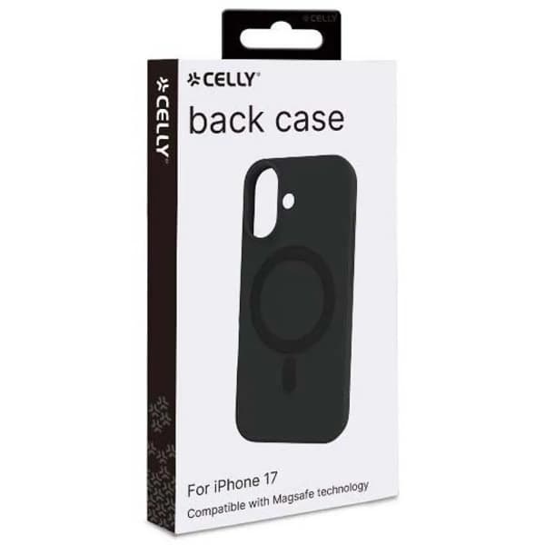 Celly cromomag iPhone 17 musta