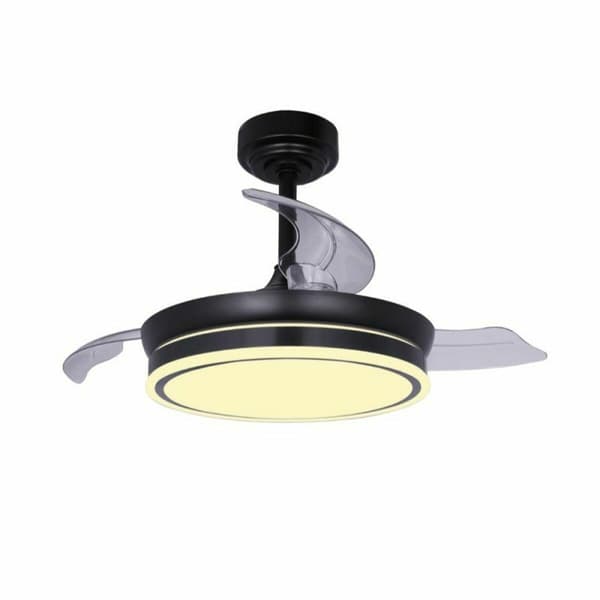 Cristalrecord moss mini kattotuuletin musta 46W