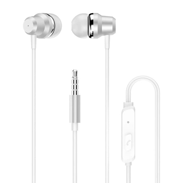 Dudao x10pro in-ear hörlurar 3.5mm mini jack vit