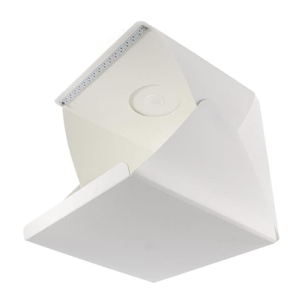 massa sb4236 varjoton teltta 2 LED-valolla ja 4 taustalla