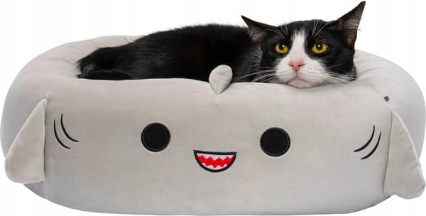 Sourcing Squishmallows Harmaa - Eläinten sänky polyesteri- ja vaahtomuovitäytteellä